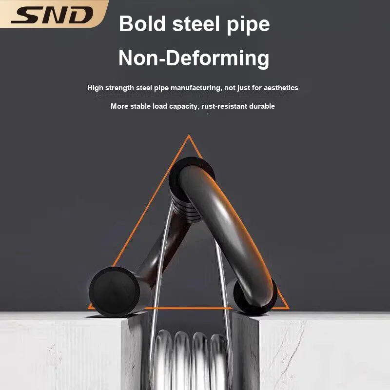SND Push Up Frames S Shaped Thickened Steel Pipe+Thickened EVA Foam Home Dormitory Exercise Fitness Unisex-2