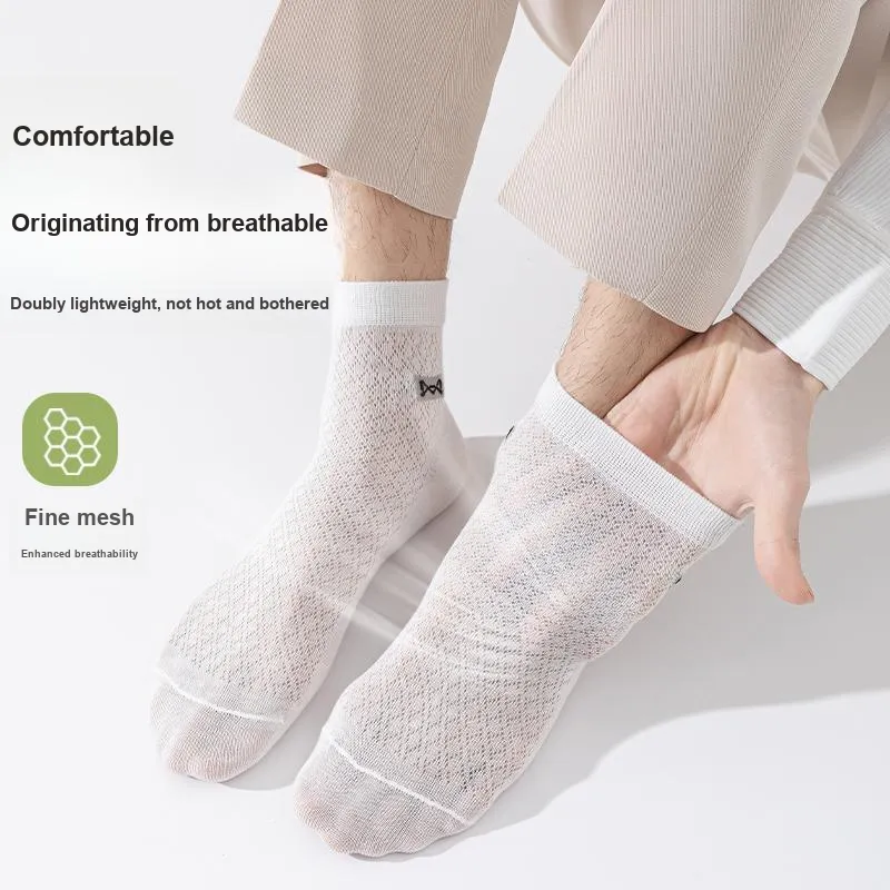 MIIOW Mid Calf Socks Unisex 5 Pack-5