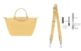 [Wheat]86-103cm Crossbody Shoulder Strap Set[Top Grain Cow Leather]