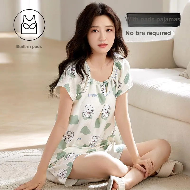 Top Melon Pajama Set Women's Image Color-5