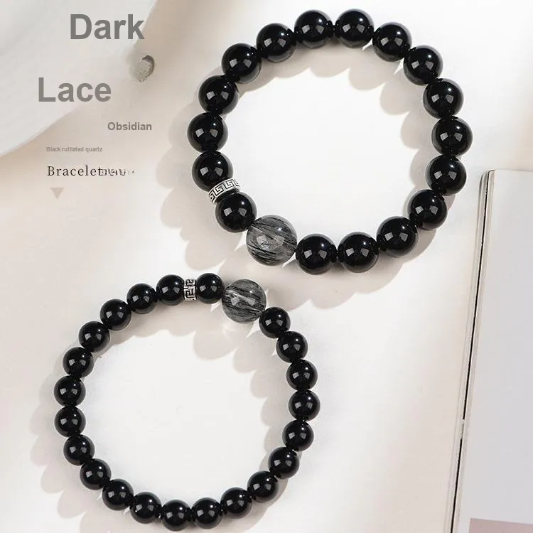 Fengyun Pavilion Obsidian Bracelets Unisex-3