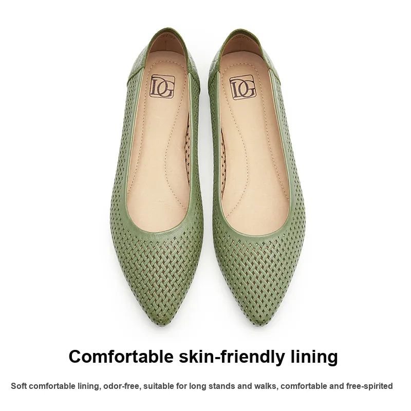 DG Women's Casual Shoes Women's Green/Ecru-6