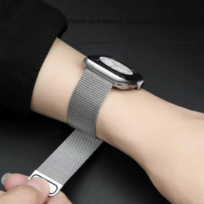 KVZUVUU Apple Compatibility Watch Band 225mm Metal-7