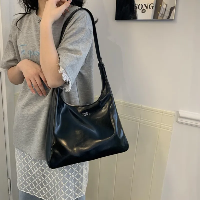 XIANGSU Pu Shoulder Bag Women's White/Silver/Black/Pink-16