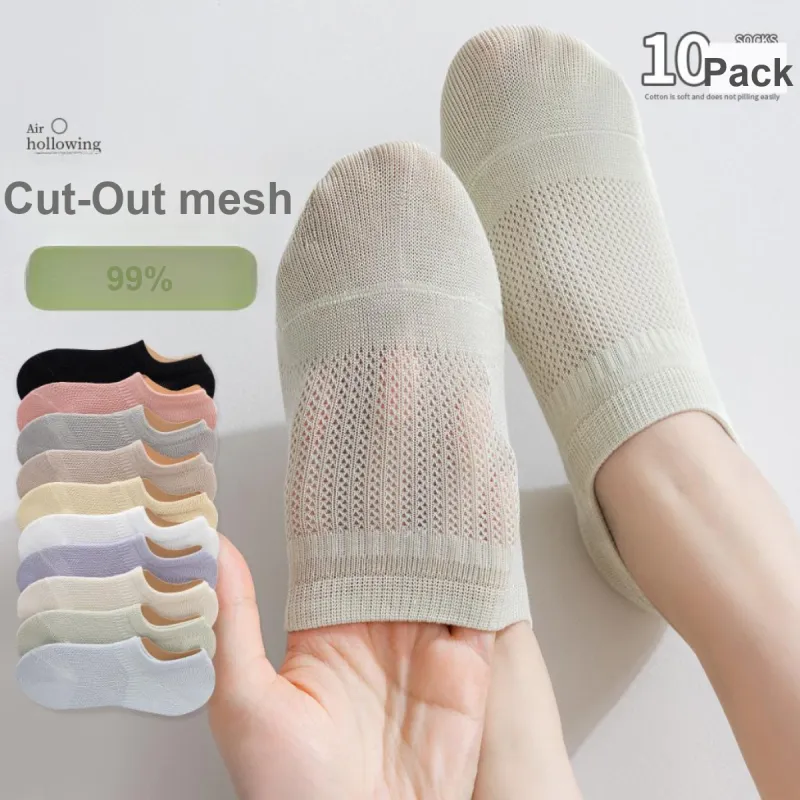NANJIREN No-Show Socks Women's 10 Pack-1