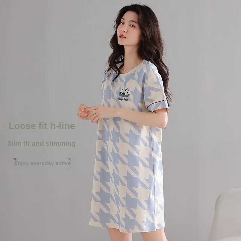 MADALLO Nightgown Women's Light Blue-1