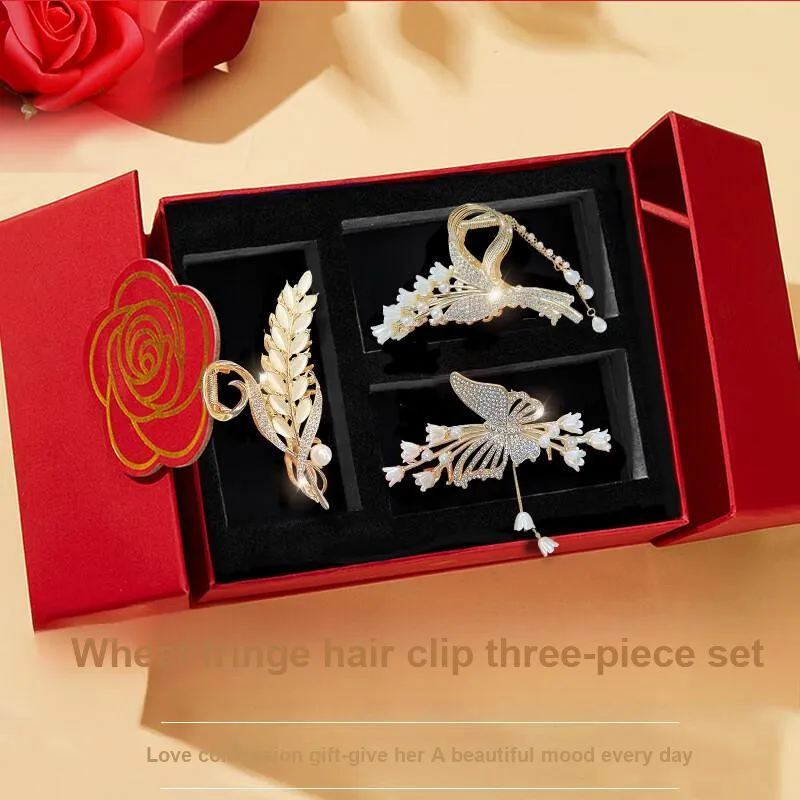 Enchanting Cat Alloy Hair Clips Women's-16