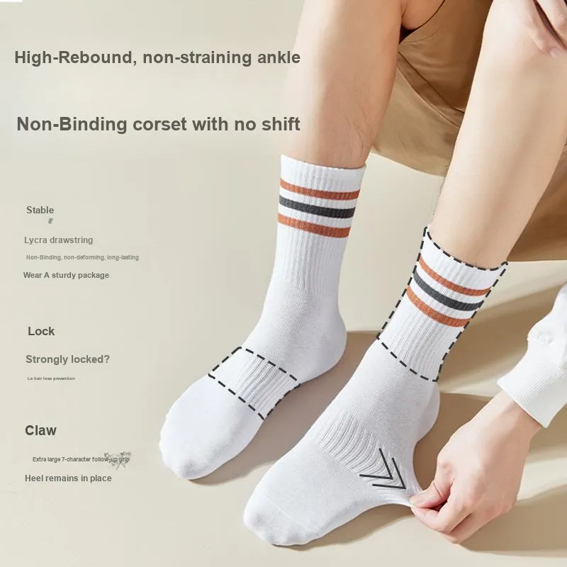 Caramella Mid Calf Socks Men's 5 Pack-2