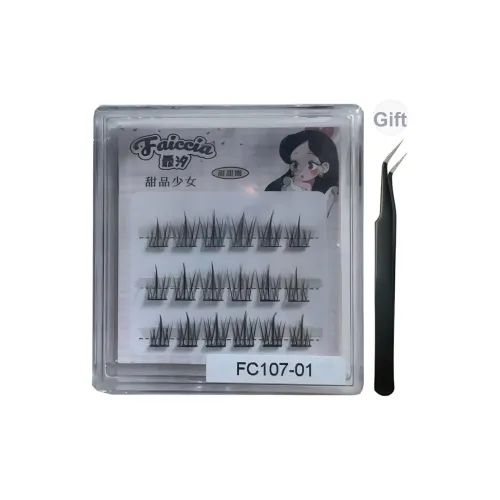 FAICCIA Клей Бесплатно Большая емкость THREE Row Накладные ресницы Подсолнух