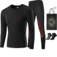 Knee Protector Windproof 100% cotton Set (Black) Comes with 2 Pack Cotton Socks+Shopping Bag