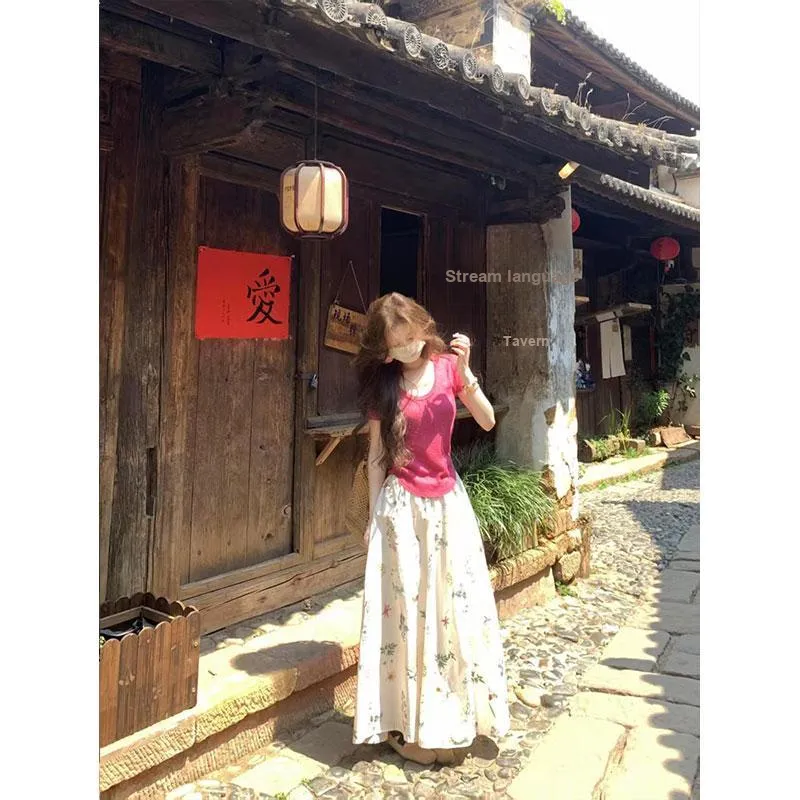 PUREIDOL Two Piece Skirt Sets Women's-4