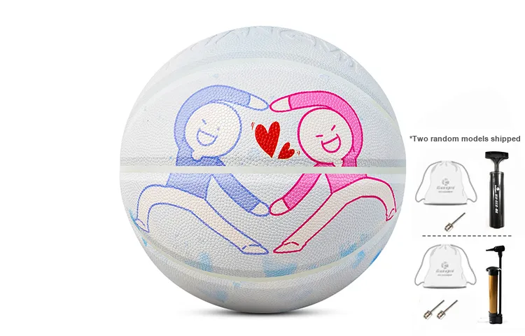 Kuangmi Basketball Blue White Size 7 Ball Training Unisex-0