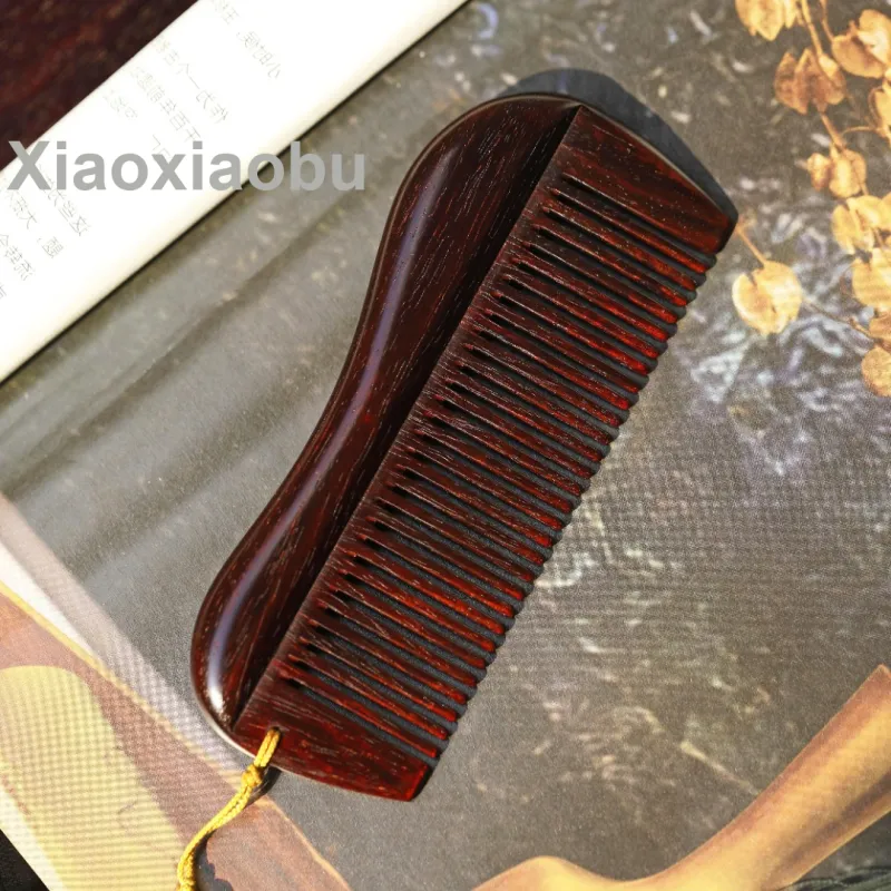 FANGYUANXIAOFU Rosewood Wooden Comb Women's-7