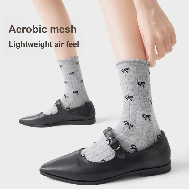 JKN Mid Calf Socks Women's Combo Set-3