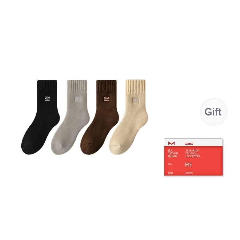 MIIOW Trend Party Series Mid Calf Socks Women's Shopping Bag Combo Set-7