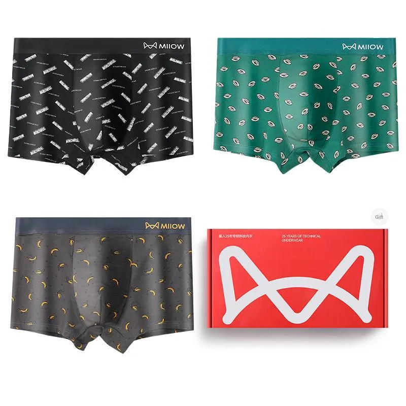 MIIOW Underpants Men's Box 3 Pack-0