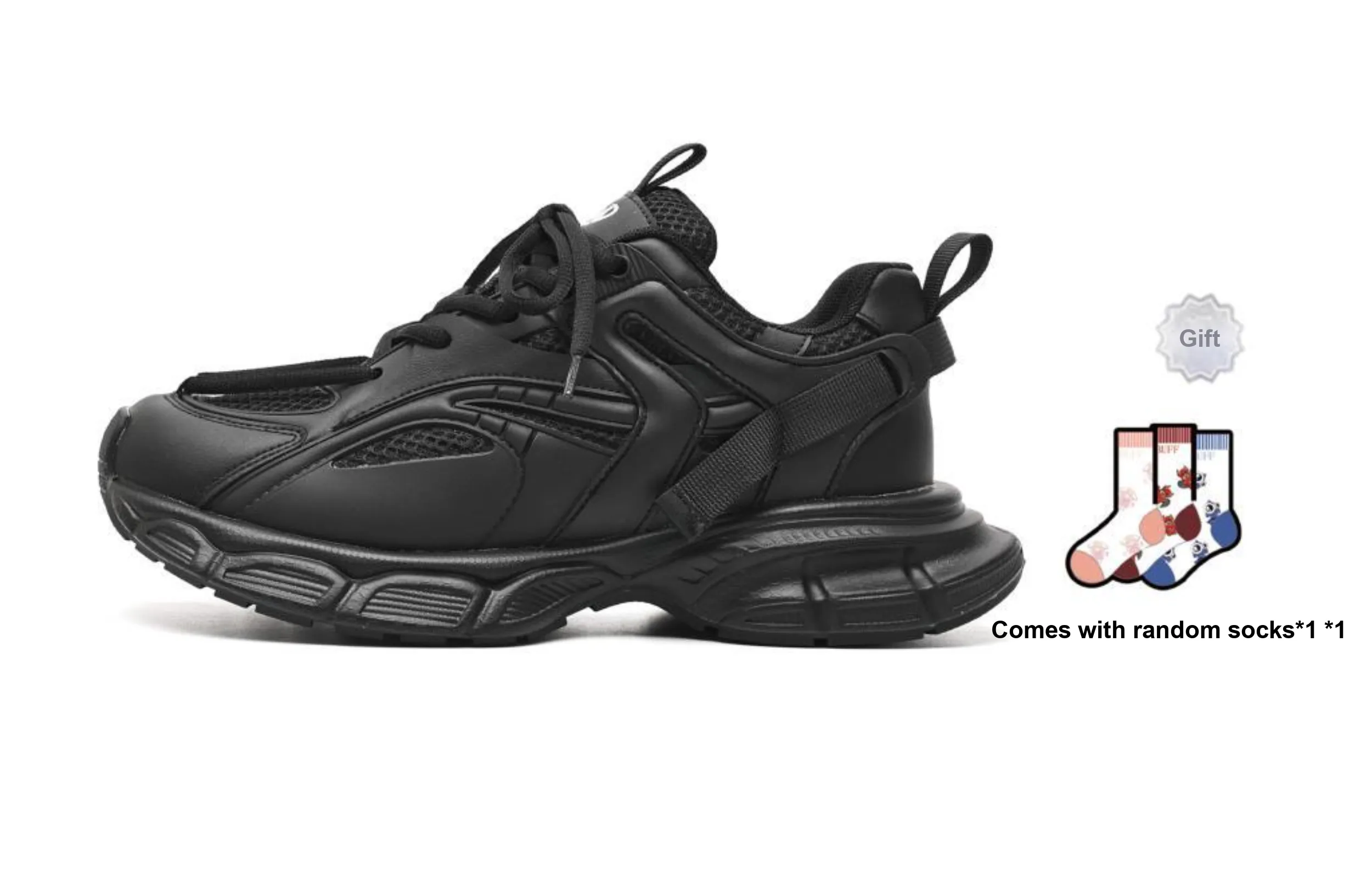 BUFFALO BOUND Anti-Slip Wear-Resistant Low-Top Chunky Sneakers Men's
