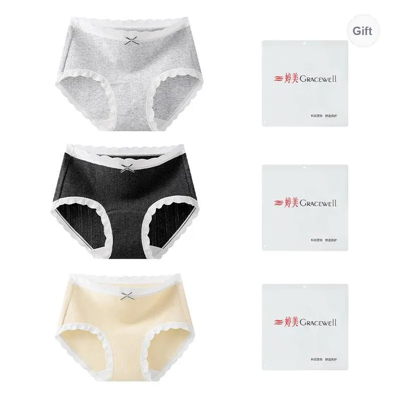 GRACEWELL Underpants Women's Shopping Bag 3 Pack-36