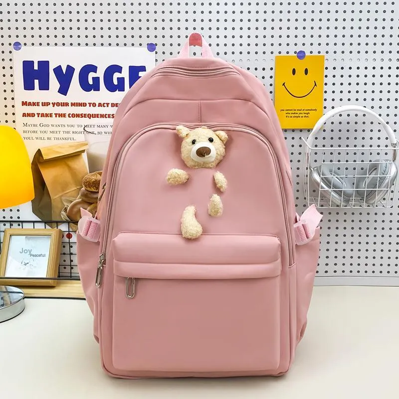 Yalu Nylon Backpack Unisex Multicolor-9