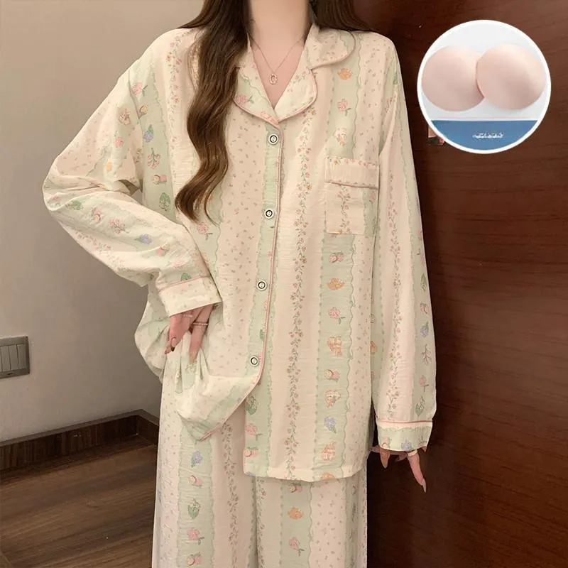 Maultiay Pajama Set Women's Image Color-2