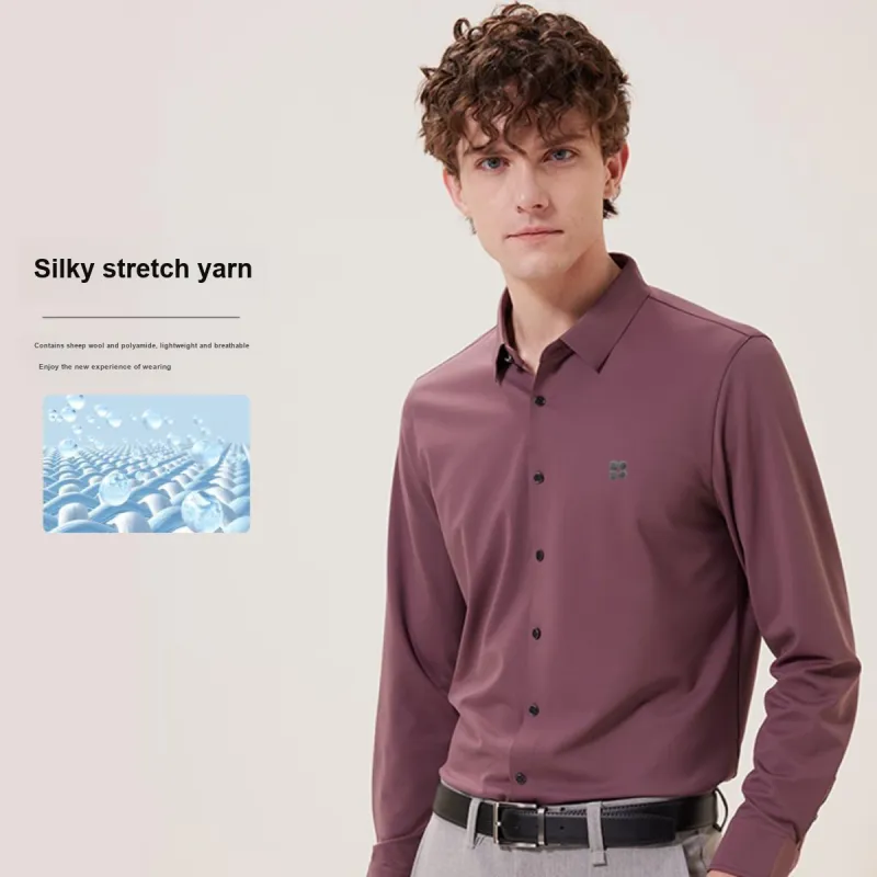 Red bean Polo Shirts Men-6