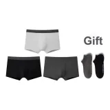 Men's Underpants 3 Pack (Black+Dove Feather Gray+Coconut Gray)