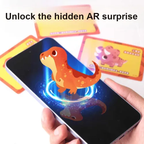 Mr. Toy 3D Effect Flying Chess Dinosaur Era AR Interaction, Puzzle And Logical Thinking Training Board Games