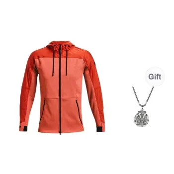 Under Armour ColdGear Jacket Men's Orange With Free Necklaces