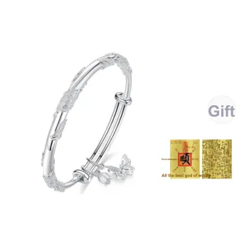 Bear Silversmith High Content Sterling Silver Sterling Silver Bangle Women's