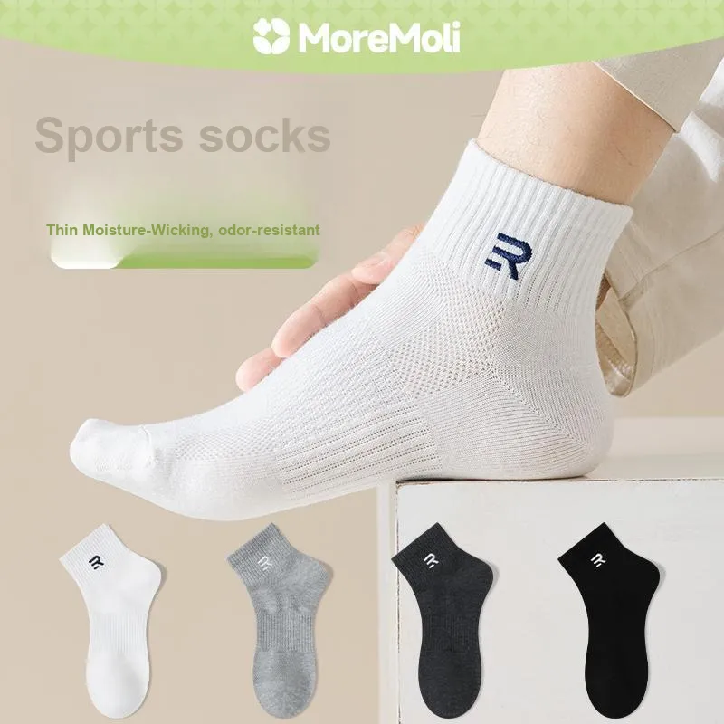 Moremoli Mid Calf Socks Men's 4 Pack-3