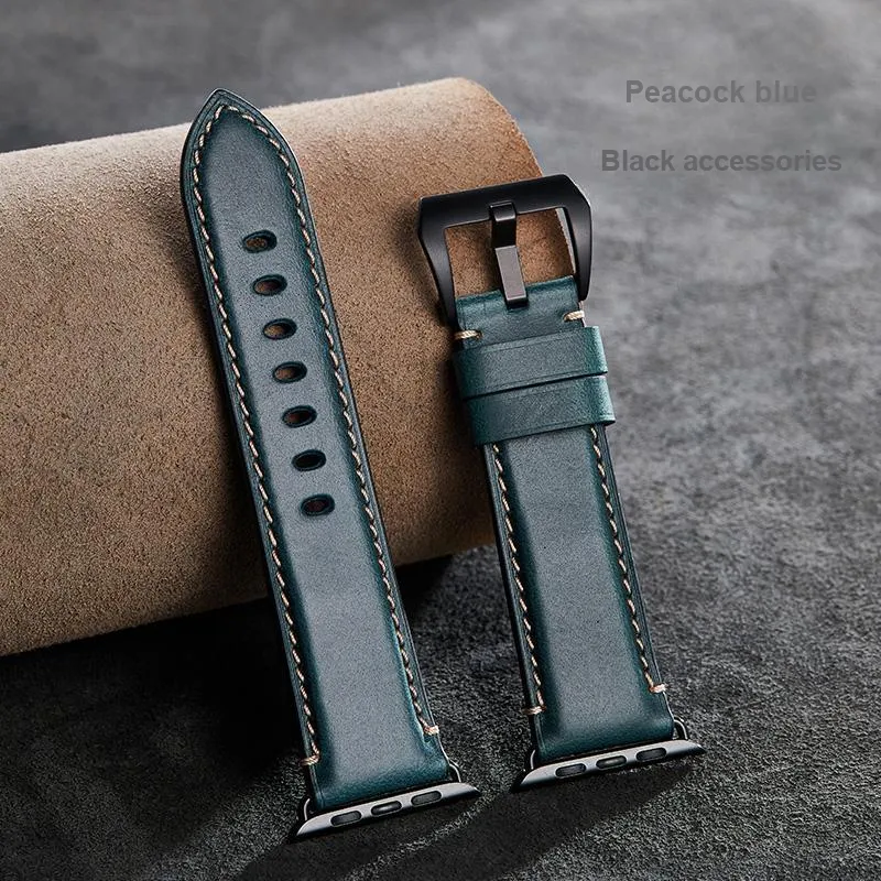 IStrap Apple Compatibility Watch Band 120+80mm Cowhide Leather Material-19