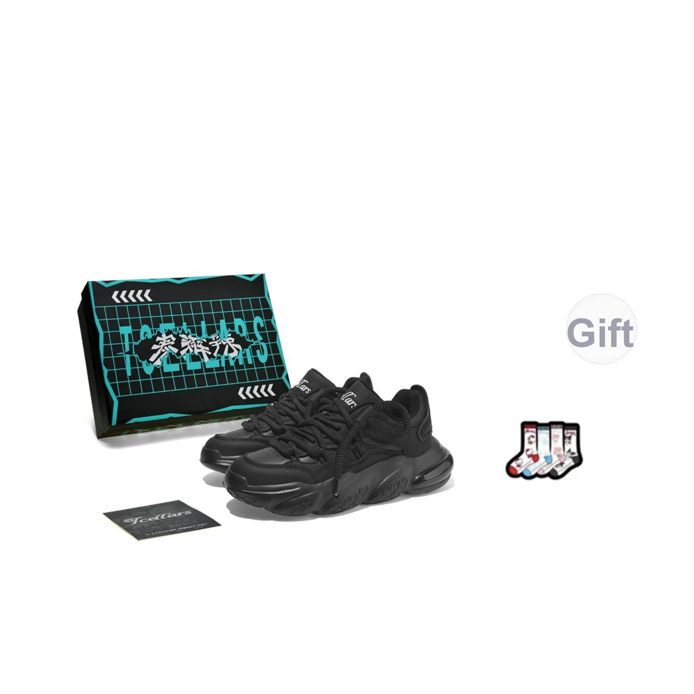 TCELLARS Низкий топ толстая подошва кроссовки унисекс ограниченная серия коробка