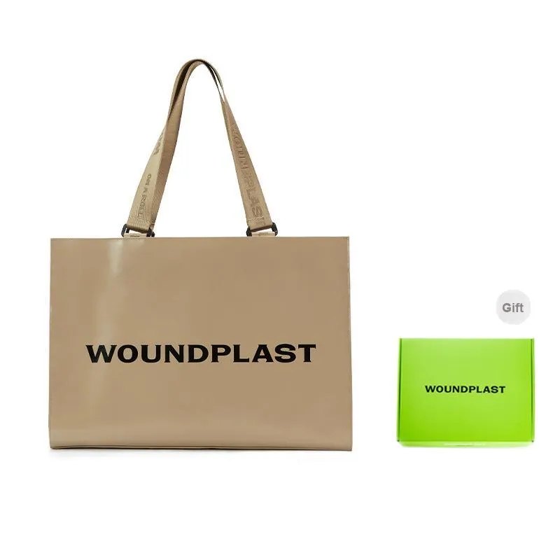 WPT PVC Tote Bag Shopping Bag Shoulder Bag Large Size Unisex Multicolor-5