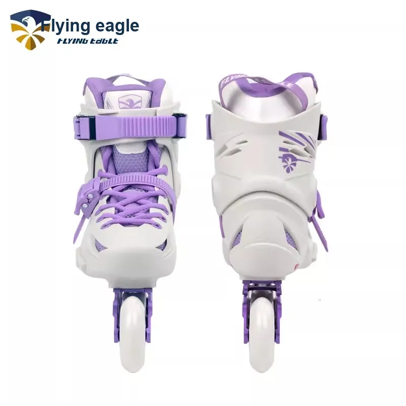FLYING EAGLE Inline Skates PP Material Outdoor Unisex 35 42 White Purple-9