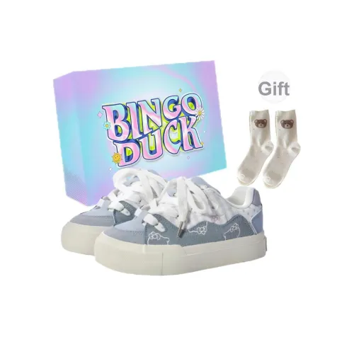 BINGO DUCK Slip-resistant и дышащие низкие кеды для скейтбординга женские