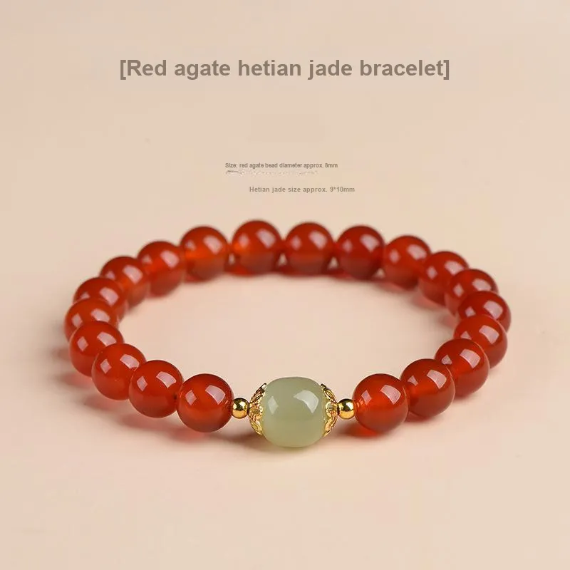 Royal Heaven's Choice Natural Agate Bracelets Women's-4