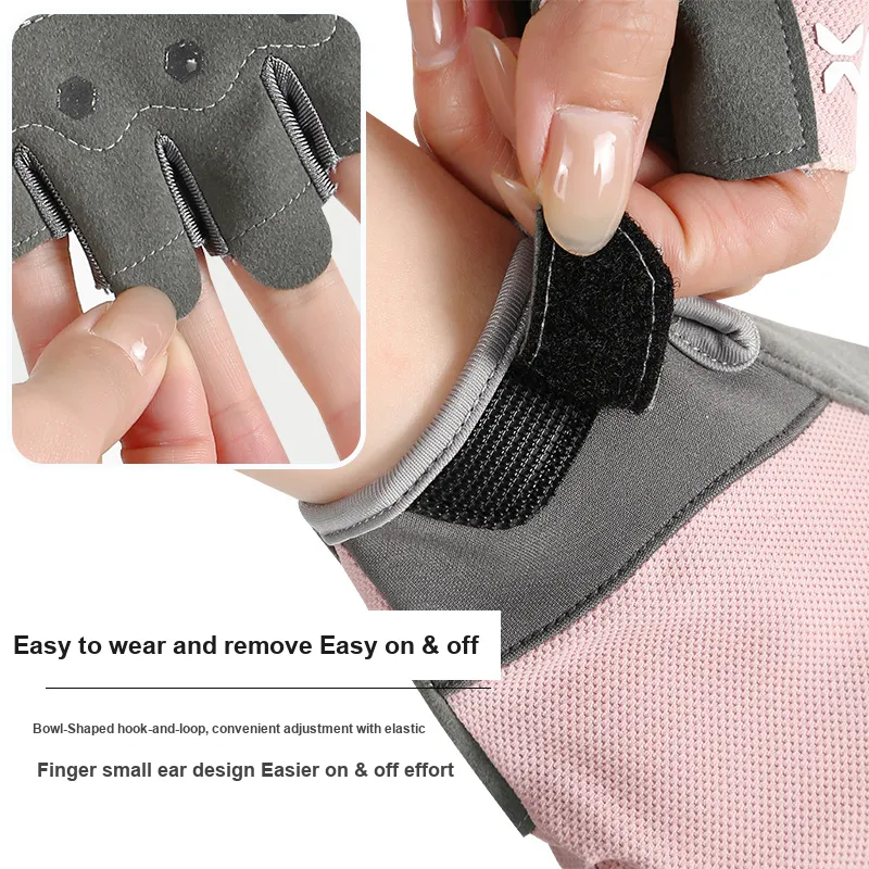 HNJ Cycling Gear Half Finger Gloves Unisex-4