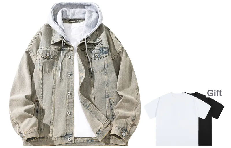 A.X.S.K Denim Jackets Unisex-29