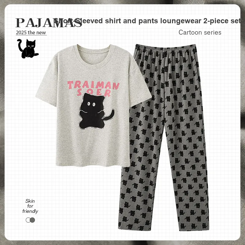O'MESIK Pajama Set Women's Gray-1
