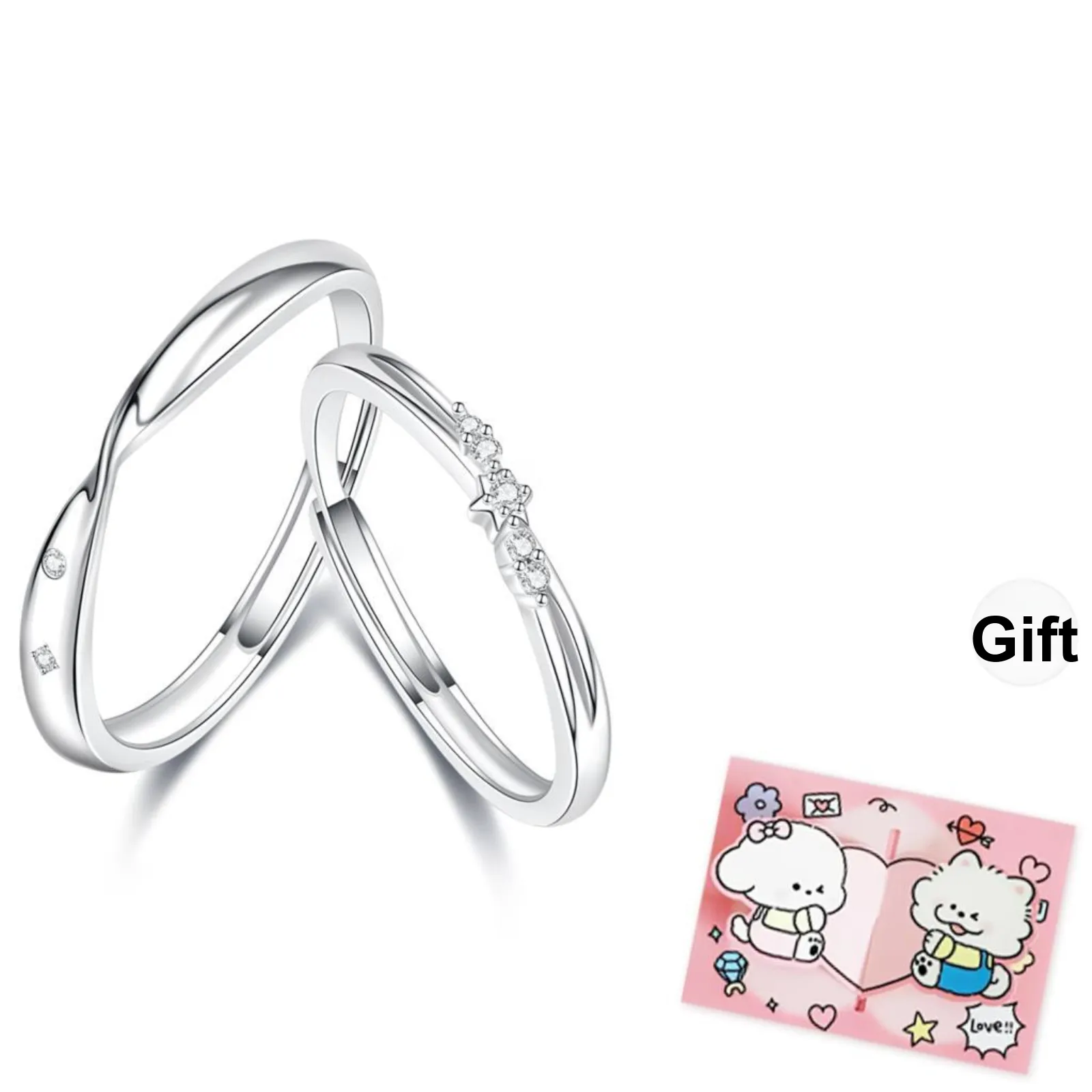 LAOYINFANG Sterling Silver Rings Unisex