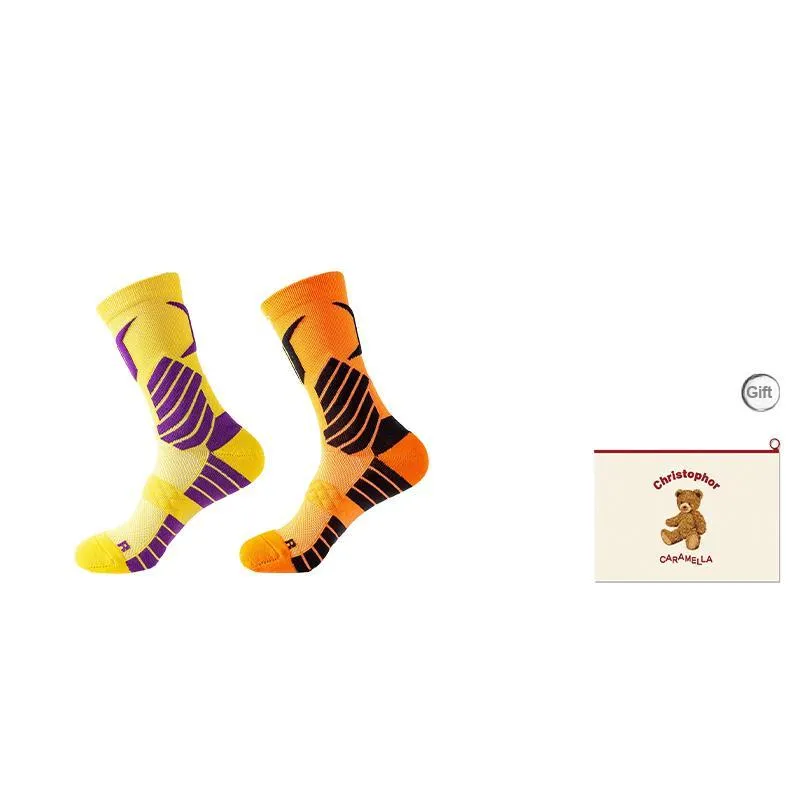 Caramella Basketball Socks Men's Shopping Bag Combo Set-15