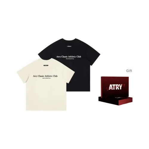 Atry Alphabet slogan series T-Shirt Унисекс 2 упаковки