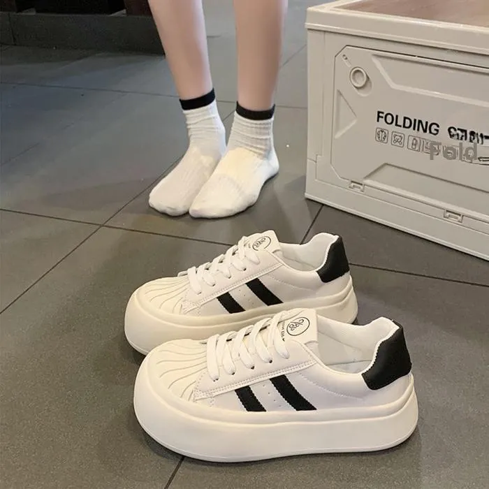 LIANGHUO Anti-Slip Wear-Resistant Low-Top Skateboard Shoes Women's-1