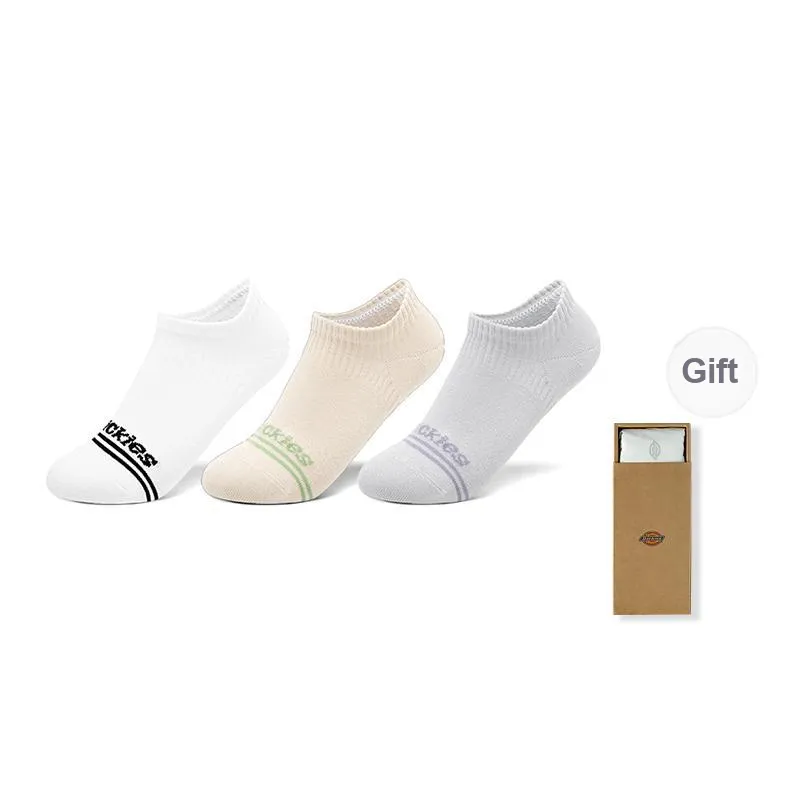 Dickies Comfortable 95% Cotton Slip Resistant Invisible Breathable No Show Socks Unisex Gift Box Combination-34