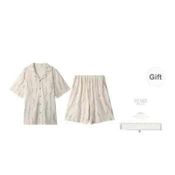 XIA.WA.ZHI.XIU Pajama Set Men's Gift Box Set Image Color