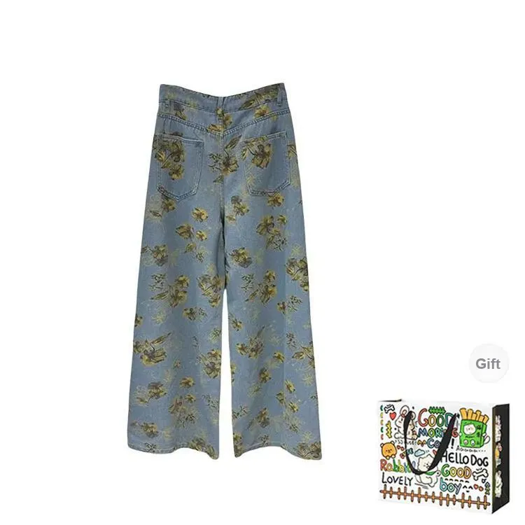 HAPG Jeans Women's Blue Pants Shopping Bag-1