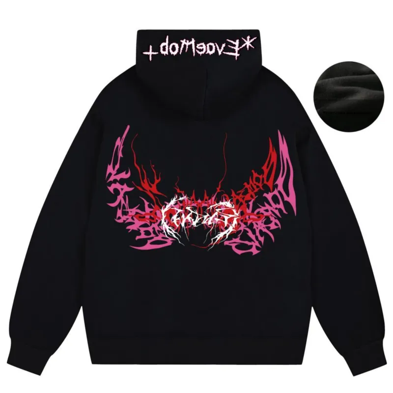 *EVAE+MOB Skull Series Sweatshirt Unisex-2