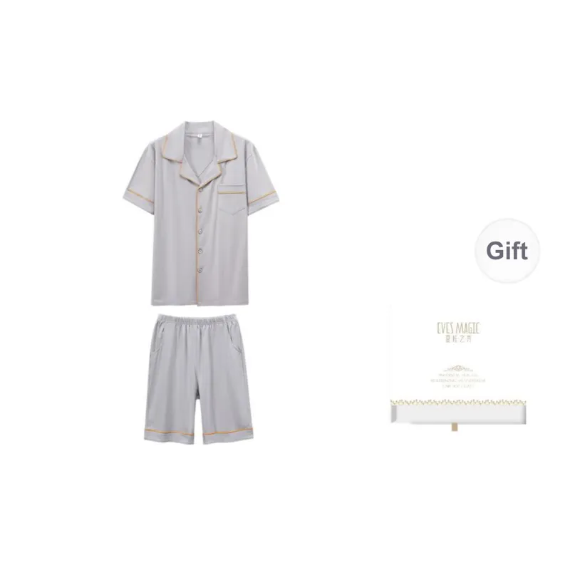 XIA.WA.ZHI.XIU Pajama Set Men's Two Piece Set-7