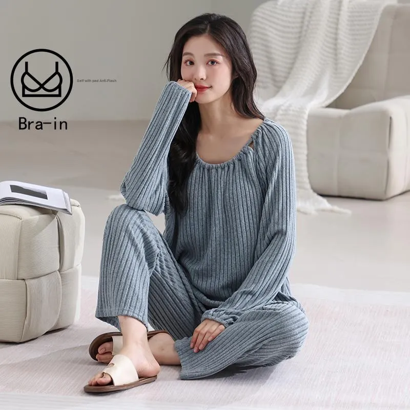 MADALLO Pajama Set Women's Slate Gray-2