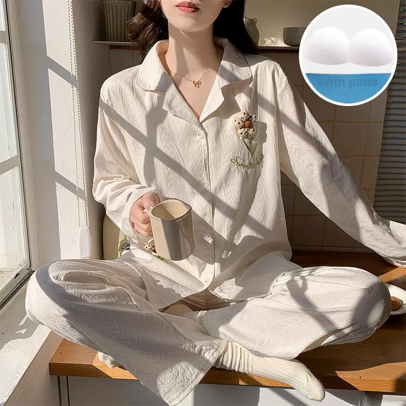 Sleeping Beauty Pajama Set Women's Apricot-1